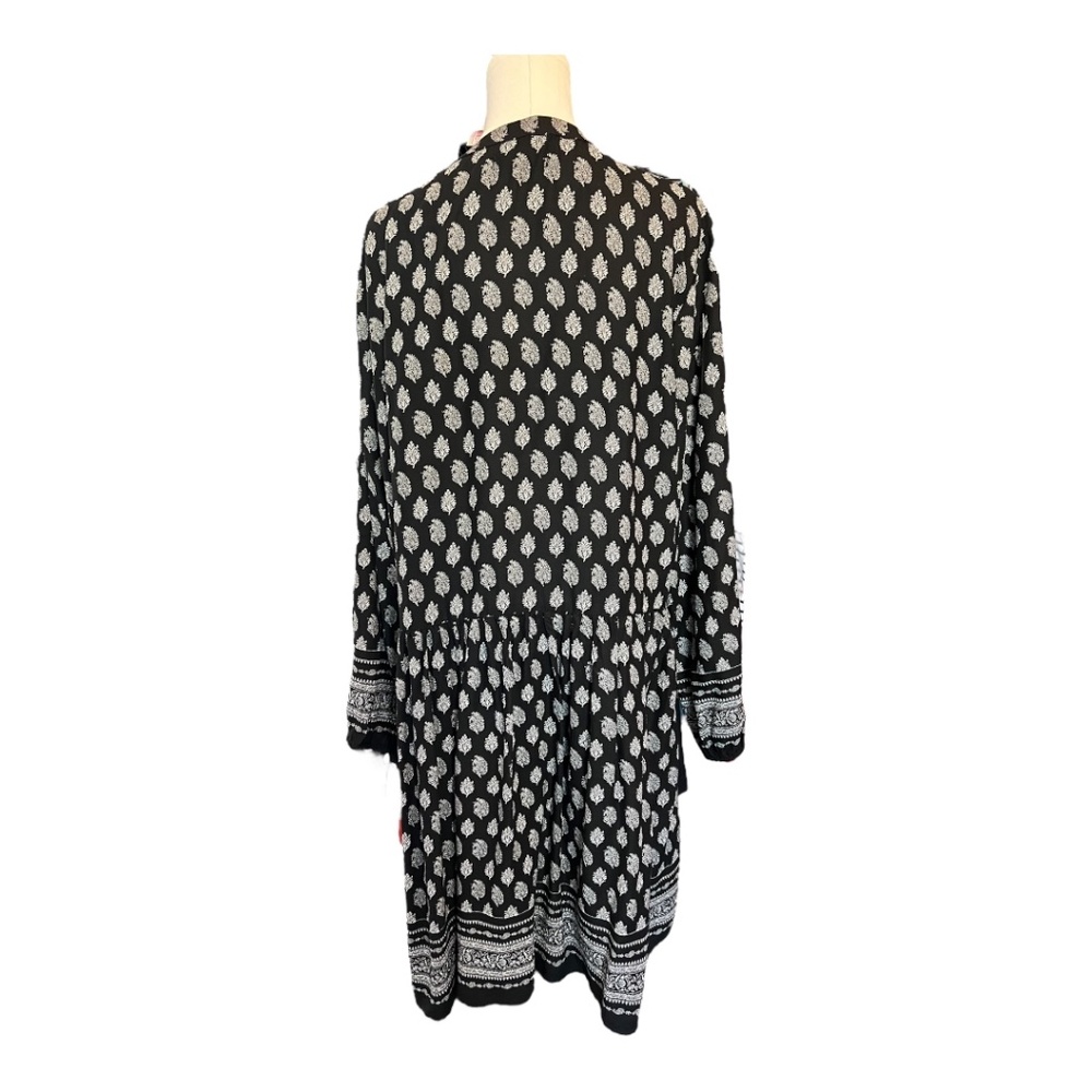 SOLDπ π NWOT RELATIVITY Black & White Boho Dress | Size XL - Picture 6 of 9